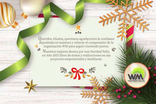 Feliz Navidad y Prospero Año Nuevo 